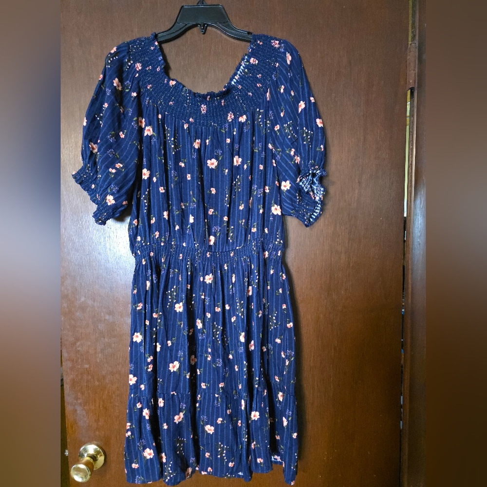 Floral Navy Dress